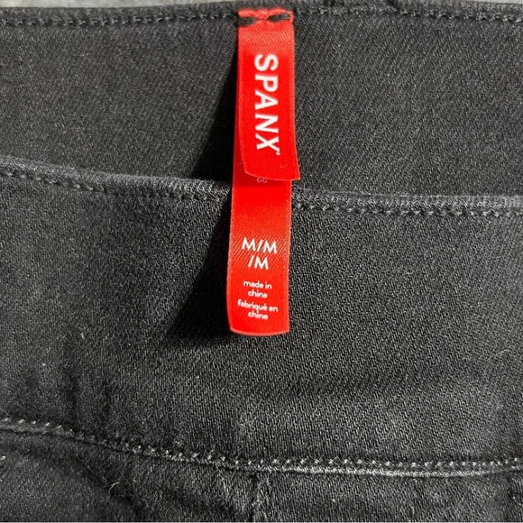Spanx Jean-Ish Ankle Leggings Black Women's size MEDIUM - Picture 8 of 8